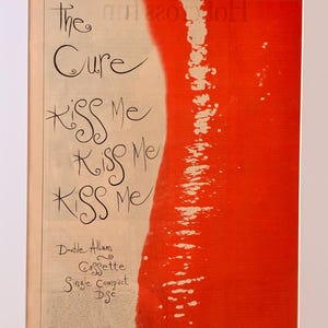 The Cure Kiss Me Kiss Me Poster - Etsy