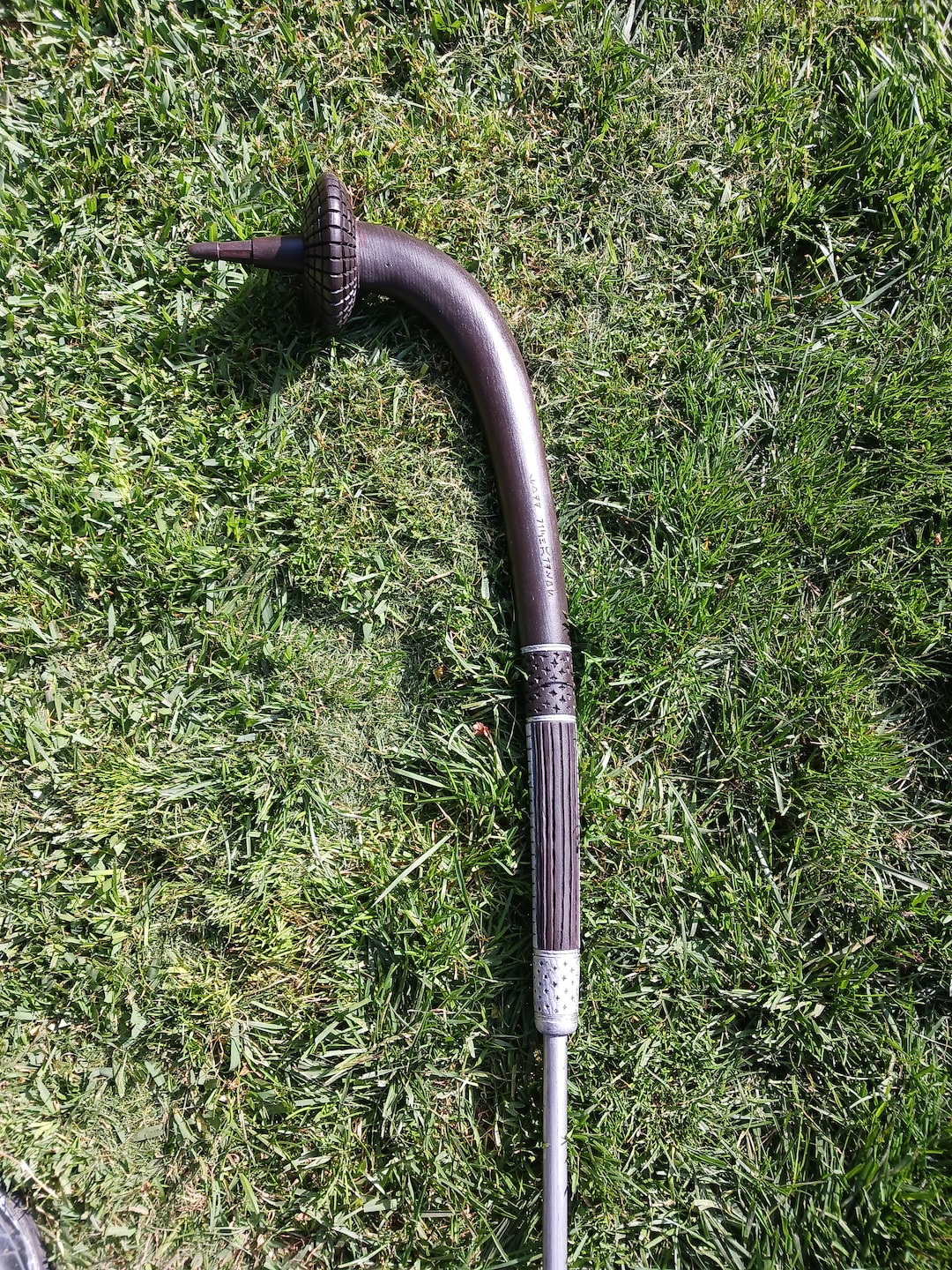 Gaffi Stick hand Carved From Wood Etsy