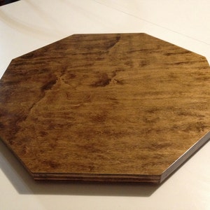 Wood Lazy Susan Octagon - Birch faced plywood