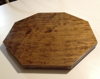 Wood Lazy Susan Octagon - Birch faced plywood