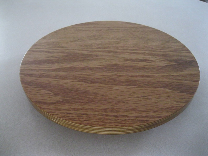 Wood Lazy Susan 2 Tier 16in Bottom 12in Top - Etsy