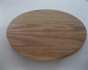 Wooden Lazy Susan - Oak Round 3/4" thick