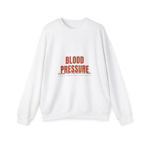 Lustiges Geschenk für CTE-Gesundheitswissenschaftslehrer: Sweatshirt mit Blutdruck-Parallelpark-Motiv