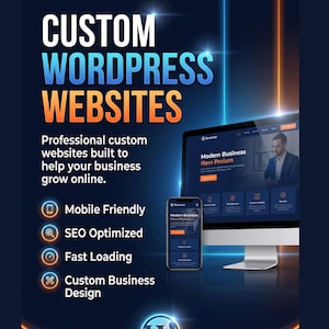 WordPress Website Developer, Business Website Design, WordPress Website Design, SEO Friendly Website, Responsive Website