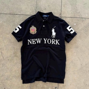 Polo Ralph Lauren Herr New York Big Pony Pikétröja Marinblå, Svart, Grå