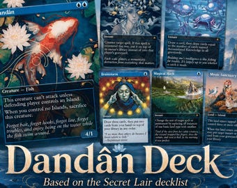 Dandan Secret Lair Proxy Deck - 82 Cards Dandân. - Etsy
