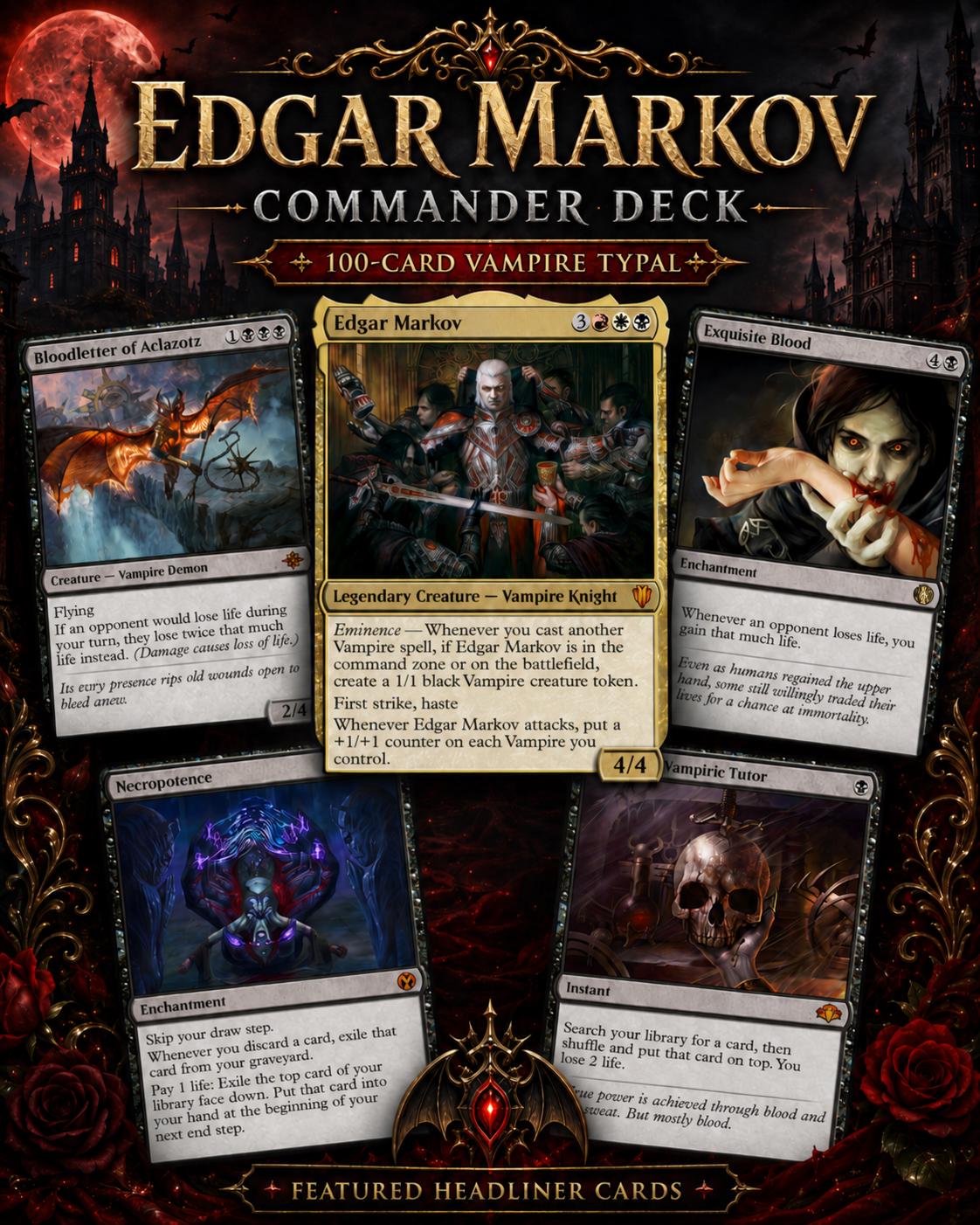 Edgar Markov Deck - Etsy