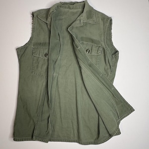 Sleeveless Army Jacket - Etsy