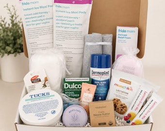 Postpartum Care Package for New Mom | Mama Recovery Box | Fourth Trimester Gift Box | Baby Shower Gift for Mom | Postpartum Recovery Kit