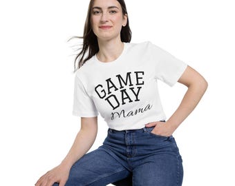 Game Day Mama Sweatshirt | Trendy Game Day Crewneck for Baseball Volleyball Softball Basketball Moms