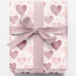 Watercolor Love - London Penny Gift Wrap