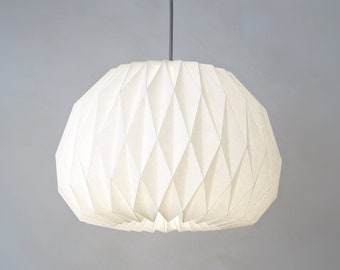 FACING THE MOON   -  origami lampshade