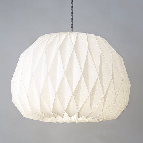 FACING THE MOON   -  origami lampshade