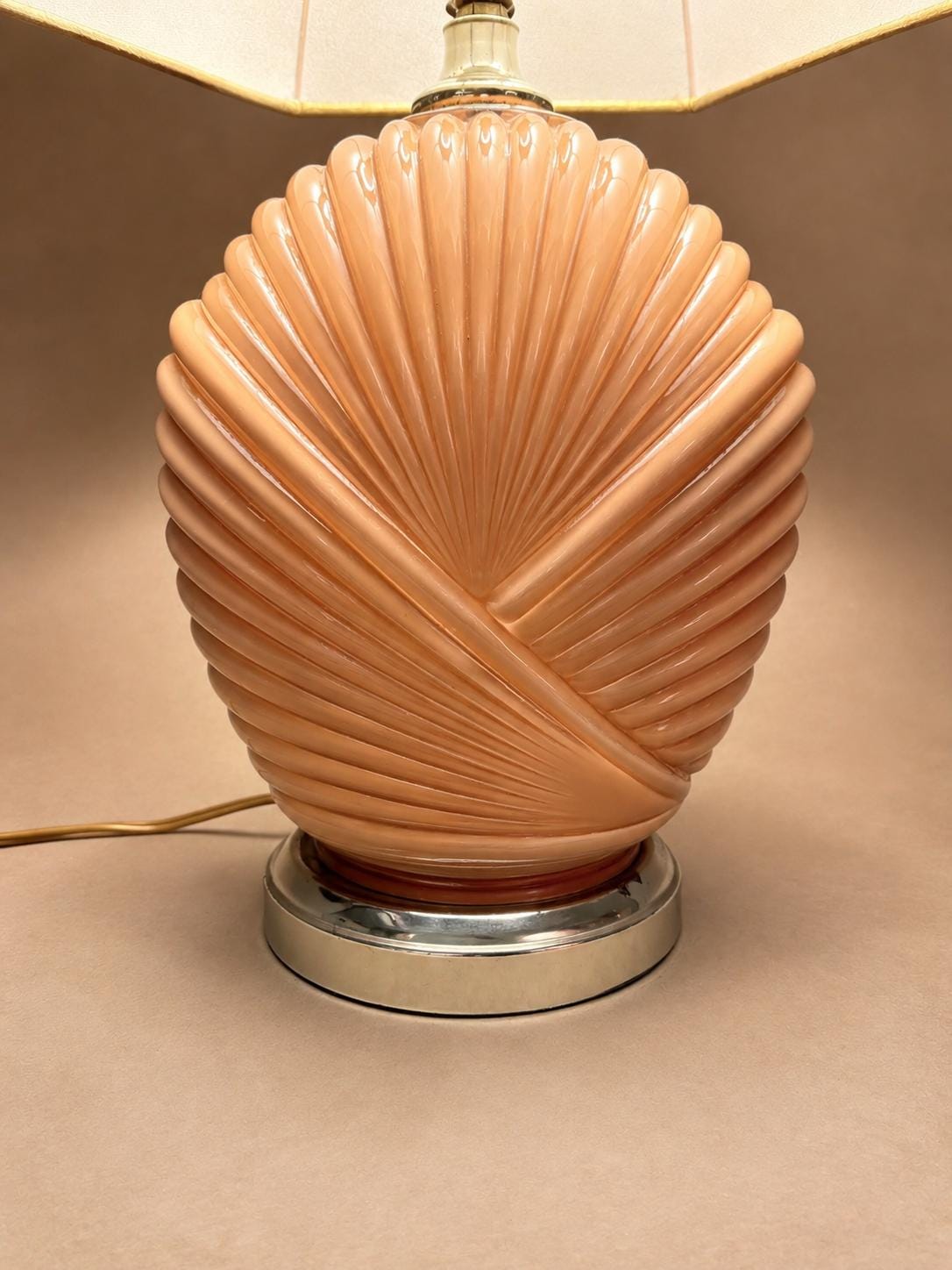 80s Pink Lamp - Etsy