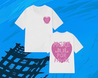 more jul por favor T-Shirt | JUL Fan Shirt | French Rap T Shirt | Oversized Graphic Tee | Marseille Streetwear Shirt | Unisex Gift