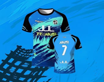 JUL Inspired Football Jersey for Adults – Marseille Streetwear Soccer Shirt – TOTO & NINETTA Fan Edition
