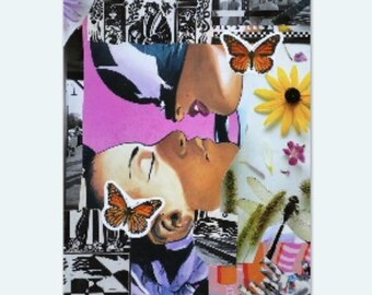 Handgemachte Collage Magnete | Visuelle Süßigkeits-Kreationen