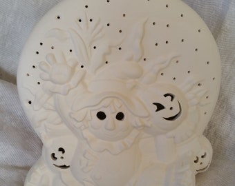 Ceramic Bisque Halloween Light