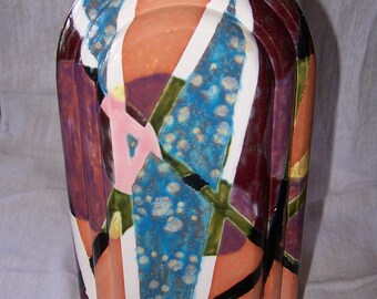 Large Ceramic piece in the spirit of a Bauhaus Ballet