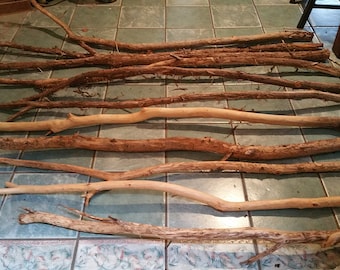 Prepared Cedar Staff - Select from currently available stock - No decoration, bark stripped and neatly trimmed. Oil Optional.