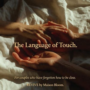 The Language of Touch — Sensual Communication Guide for Couples — Intimacy Digital Download — Women 40+