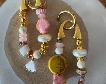 Unique boho hippie earrings