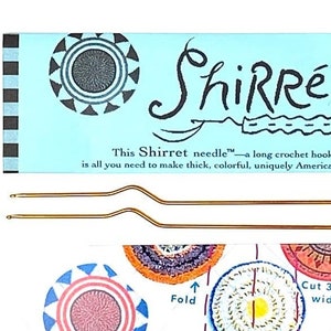 Two-fer Shirret™ Crochet aluminum crochet needles, Two for