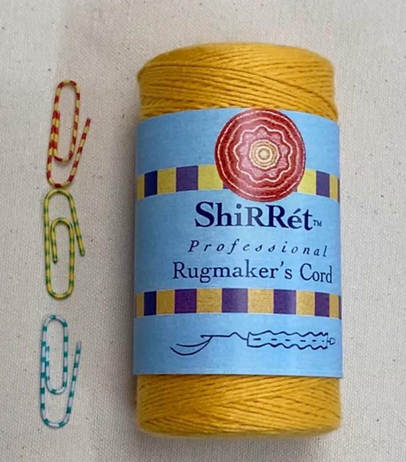 ShiRRéT™ 100% Cotton 4-ply Crochet Cord. Cord also for Weaving, Knitting Rugmaking; of strong Long-Spun Fiber zdjęcie 3