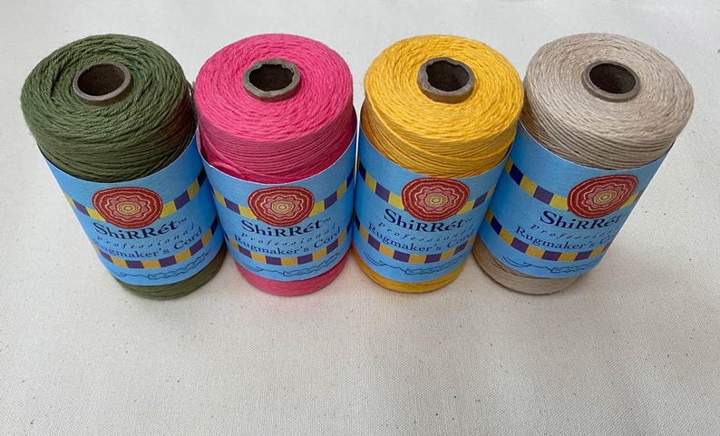 ShiRRéT™ 100% Cotton 4-ply Crochet Cord. Cord also for Weaving, Knitting Rugmaking; of strong Long-Spun Fiber zdjęcie 2