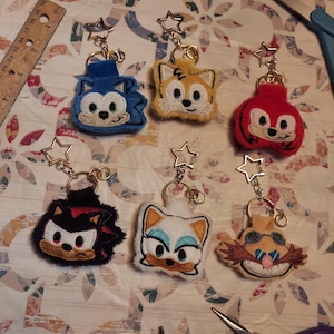 Sonic & Friends Plush Keychain
