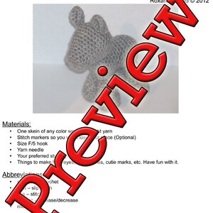 PATTERN: Pony Mare Crochet Plush image 2