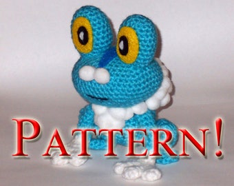 PATTERN: Froakie Crochet Plush