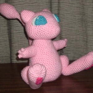 PATTERN: Mew Crochet Plush image 3