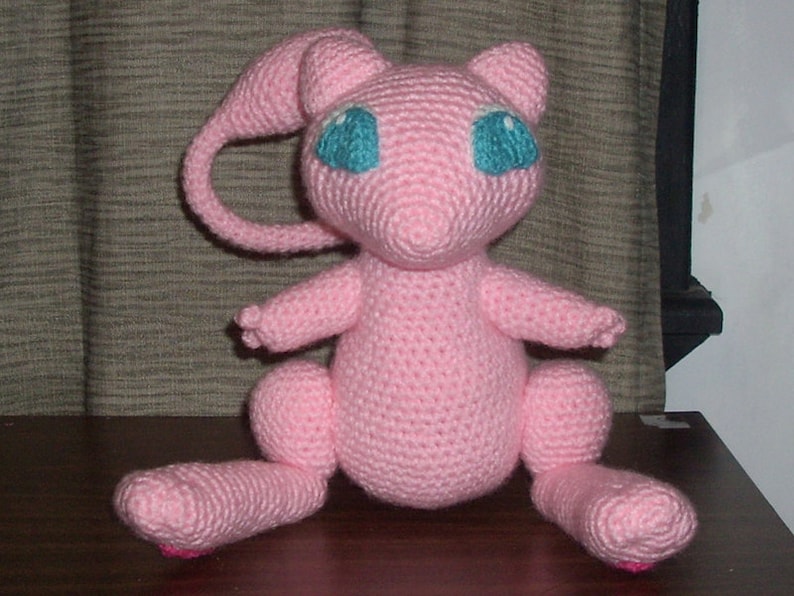 PATTERN: Mew Crochet Plush image 1