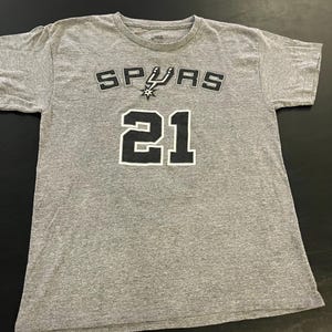 Tim Duncan Spurs Tie Dye T-Shirt Youth Large (14-16) Spiral Jersey Tee image 4