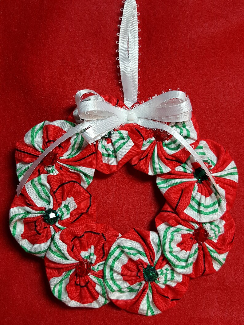 Large Yoyo Wreath Ornaments Listing Price is for 1 Ornament Etsy