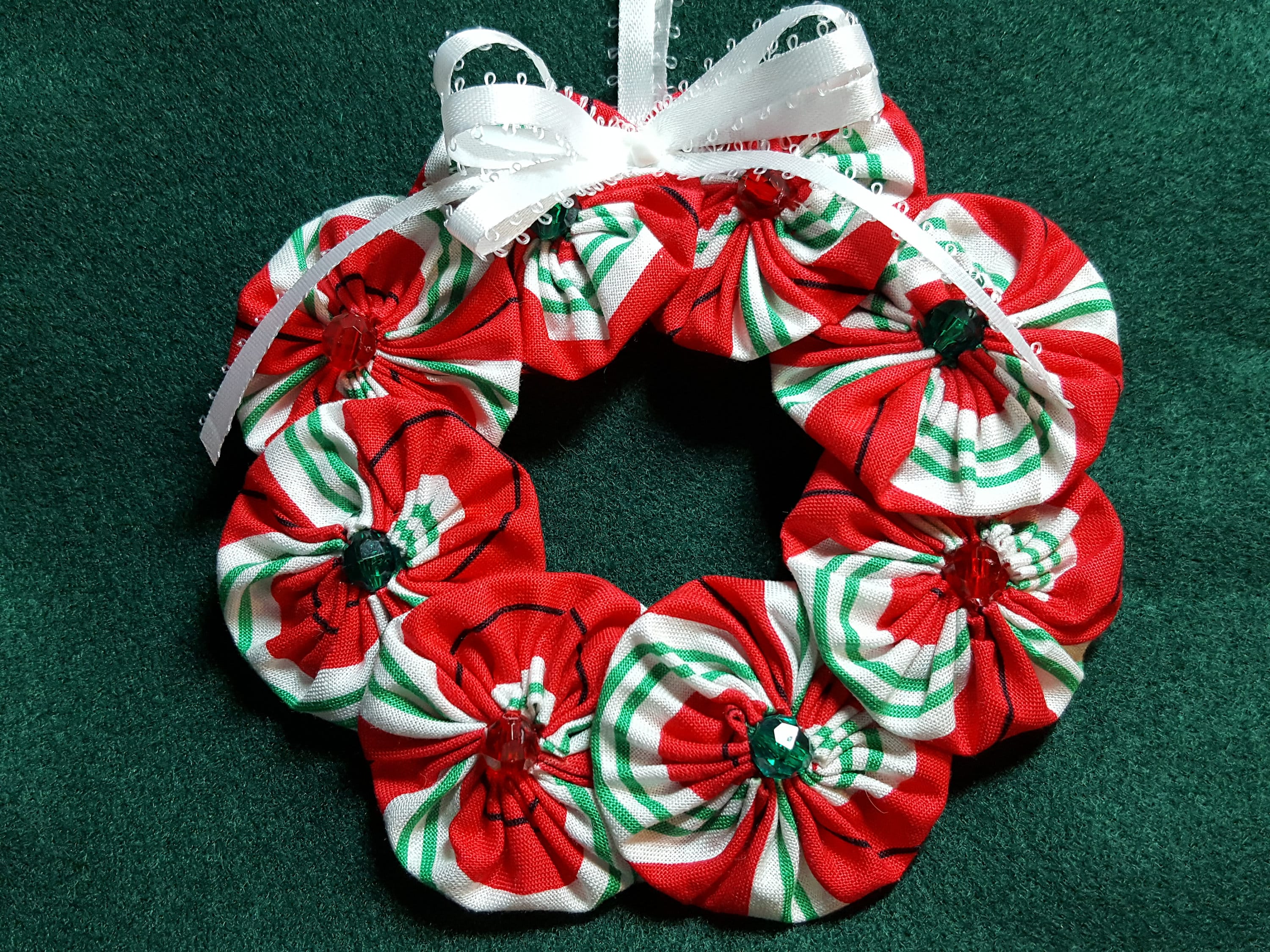 Large Yoyo Wreath Ornaments Listing Price is for 1 Ornament Etsy