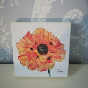 orange poppy watercolour print,orange poppy,orange poppy painting,poppy painting,poppy print,poppy artwork,poppies,orange poppies,poppies.