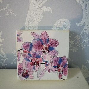 Orchids, Pink Orchids watercolour painting, orchids watercolor orchids print,pink orchids painting, pink orchids print, pink orchids artwork