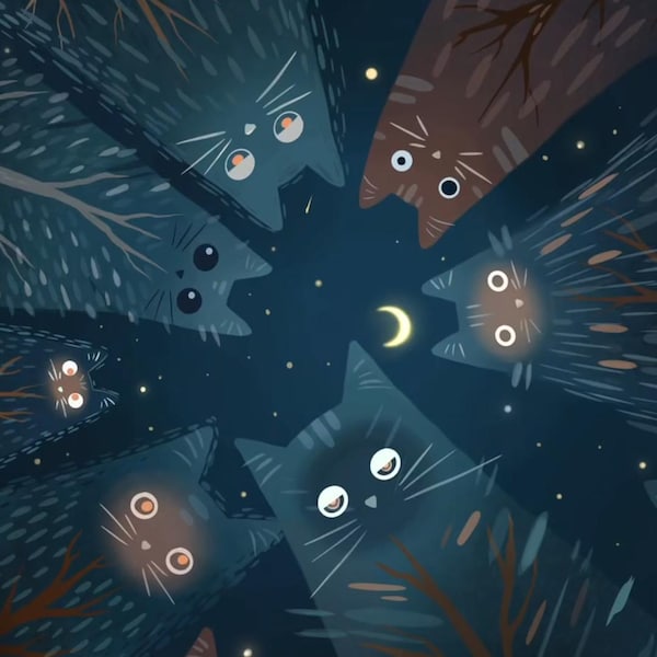 Animated Wallpaper - Magic Forest 2 Night