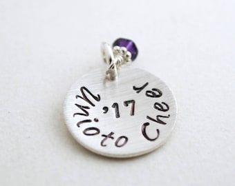 Cheerleading Team Gift for Cheerleader Coach Custom Cheer Charm Jewelry