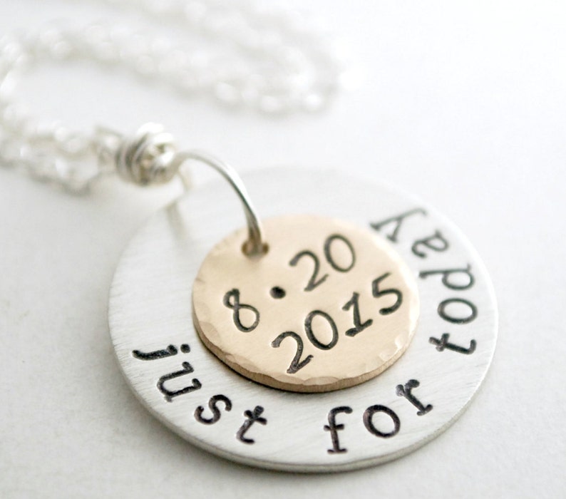 Custom Date Necklace for Sober Gift Personalized Date Necklace Etsy