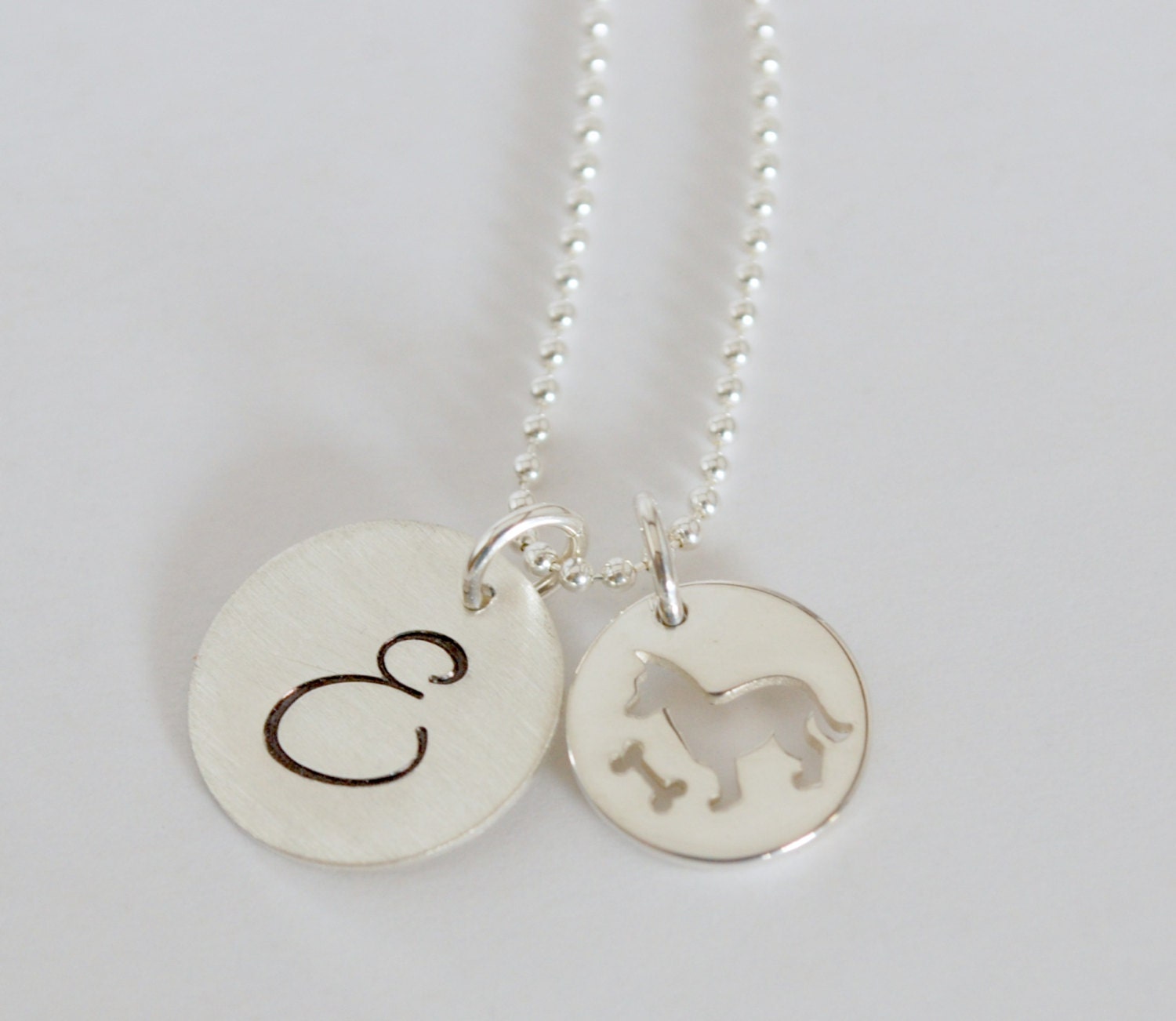 Dog Necklace Personalized Dog Owner Jewelry Dog Name Etsy