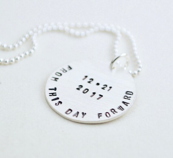 Personalized Recovery Date Sobriety Jewelry Sobriety Necklace 