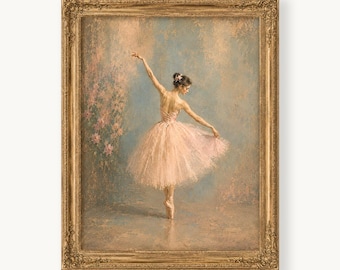 Vintage Ballerina French Country Gallery Wall Art Printable Digital Download