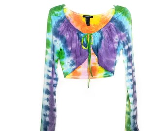 Tie Dye Crop Shirt