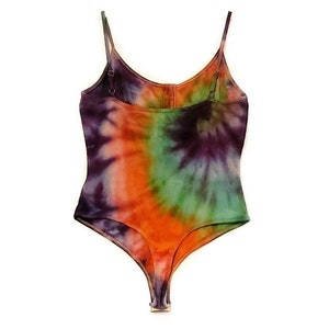 Tie Dye Bodysuit Thong