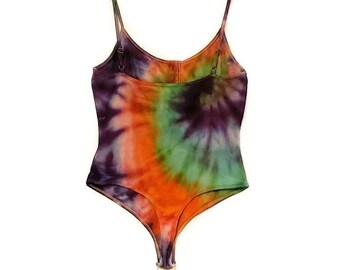 Tie Dye Bodysuit Thong