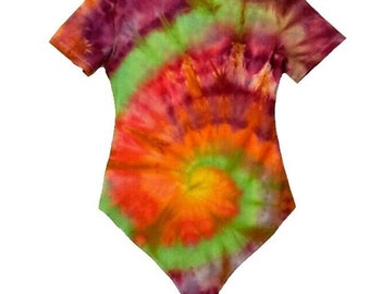 Tie Dye Leotard Bodysuit