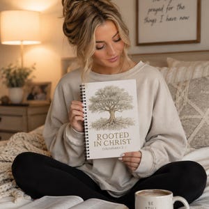 Rooted in Christ Spiral Notebook - Ruled Line